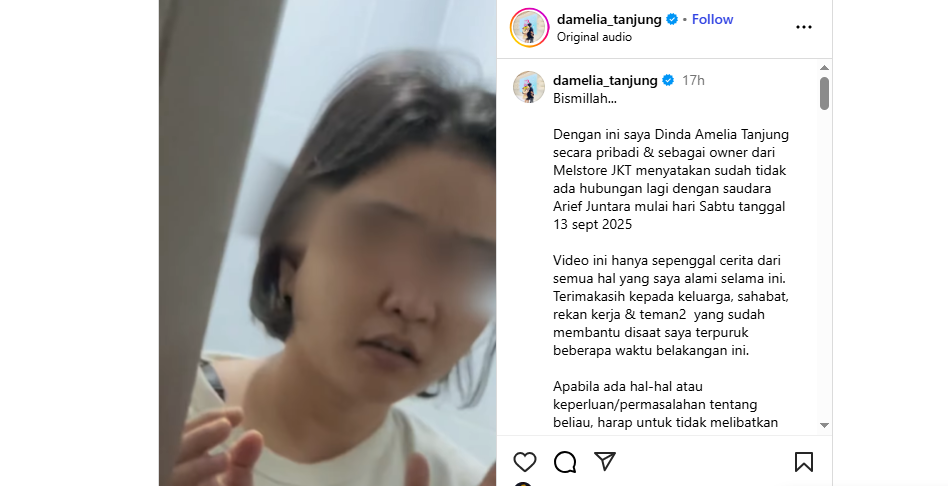 selingkuhan suami Dinda